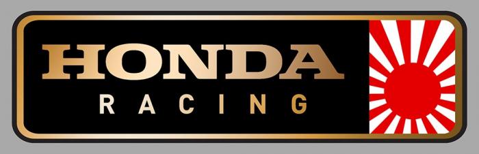 Sticker HONDA RACING : Couleur Course