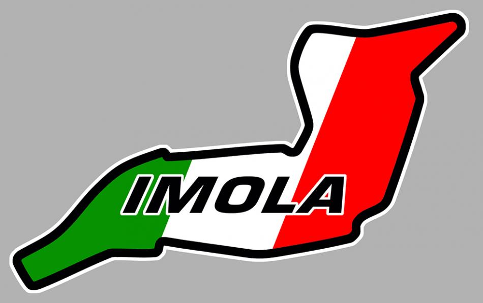 Sticker CIRCUIT IMOLA  : Couleur Course