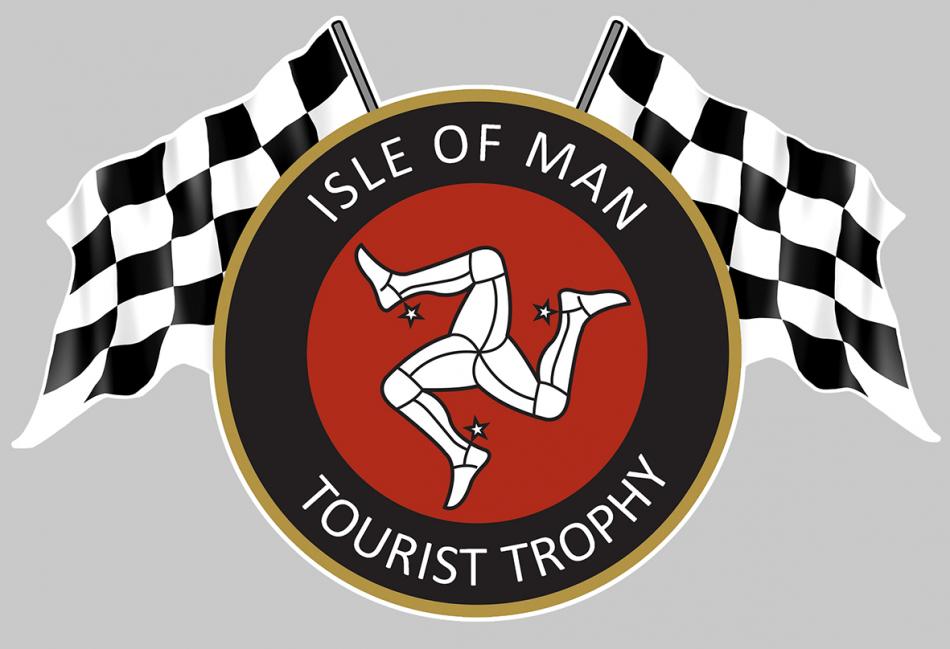 Sticker ISLE OF MAN TOURIST TROPHY TT : Couleur Course