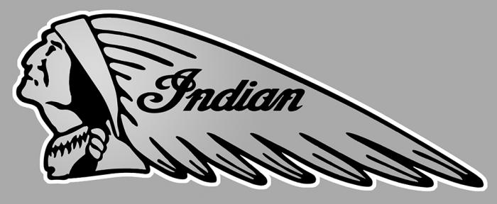 Sticker INDIAN : Couleur Course