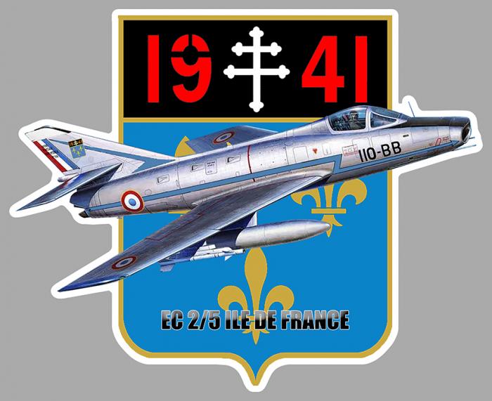 Sticker EC 2 5 ILE DE FRANCE MYSTERE IV : Couleur Course