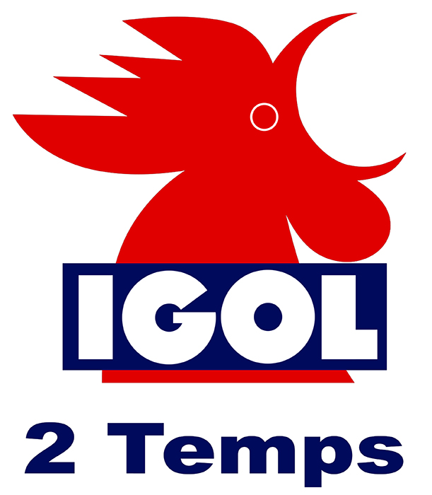 Sticker IGOL HUILE : Couleur Course