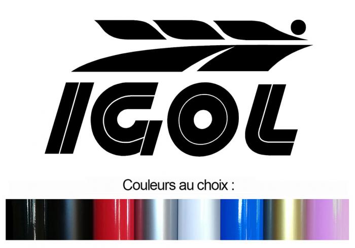 Sticker IGOL : Couleur Course
