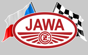 Sticker JAWA : Couleur Course