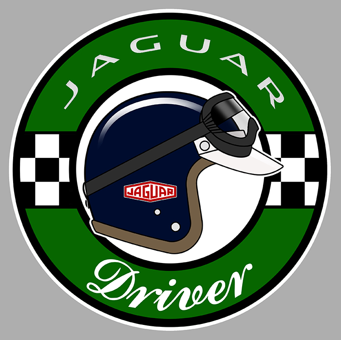 Sticker JAGUAR DRIVER : Couleur Course