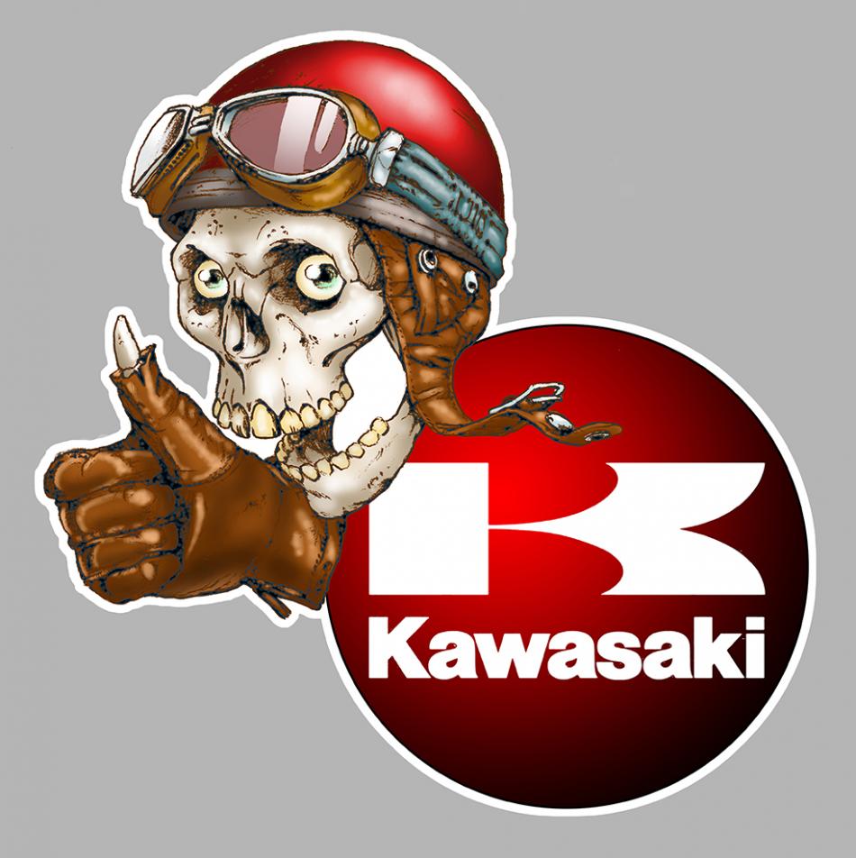 Sticker KAWASAKI : Couleur Course