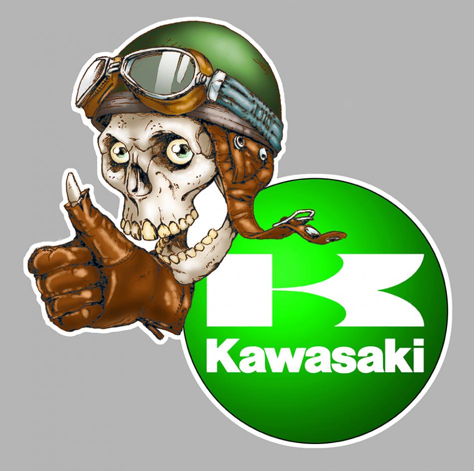 Sticker KAWASAKI : Couleur Course