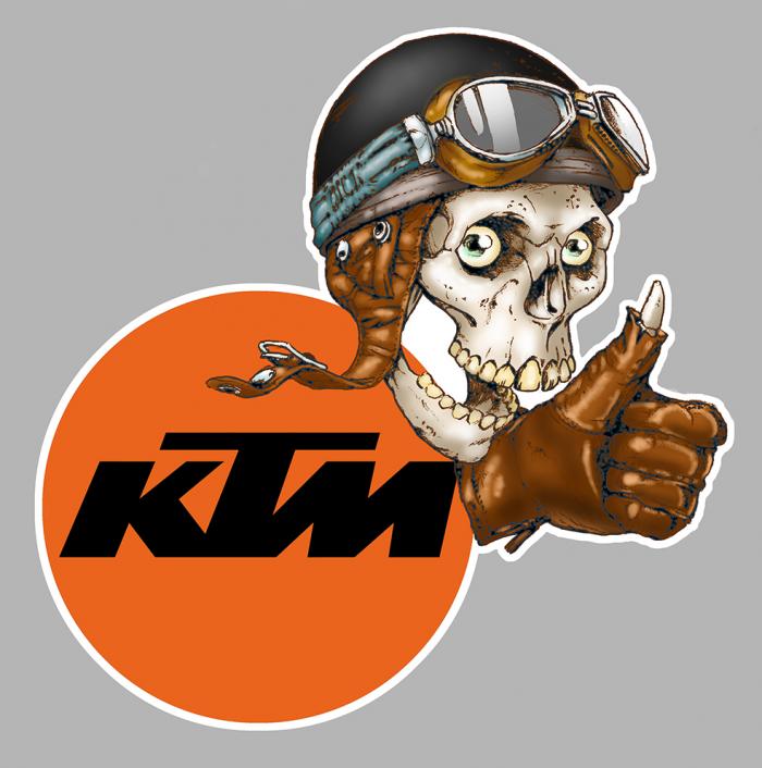 Sticker KTM : Couleur Course