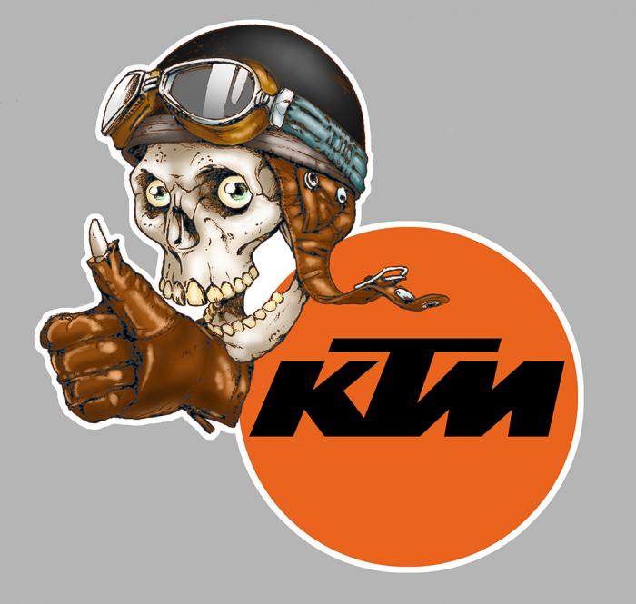 Sticker KTM : Couleur Course