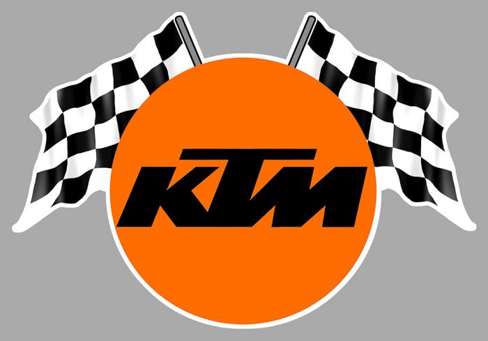 Sticker KTM : Couleur Course