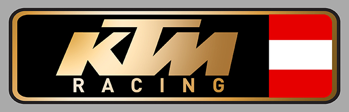 Sticker KTM RACING : Couleur Course