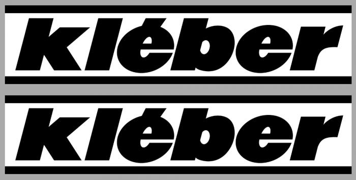 Sticker 2 X KLEBER : Couleur Course