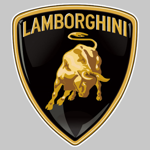 Sticker LAMBORGHINI LA017 : Couleur Course