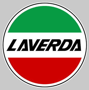 Sticker LAVERDA : Couleur Course