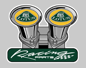 Sticker LOTUS RACING PARTS LA022 : Couleur Course