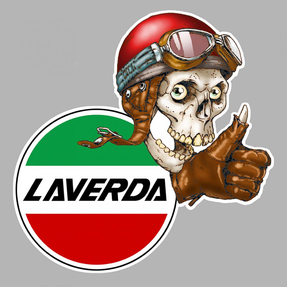 Sticker LAVERDA : Couleur Course