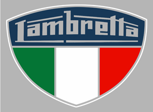 Sticker LAMBRETTA : Couleur Course