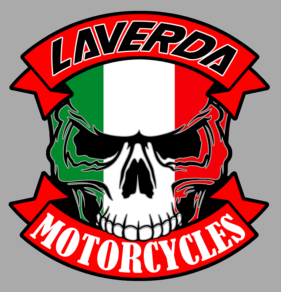 Sticker LAVERDA : Couleur Course