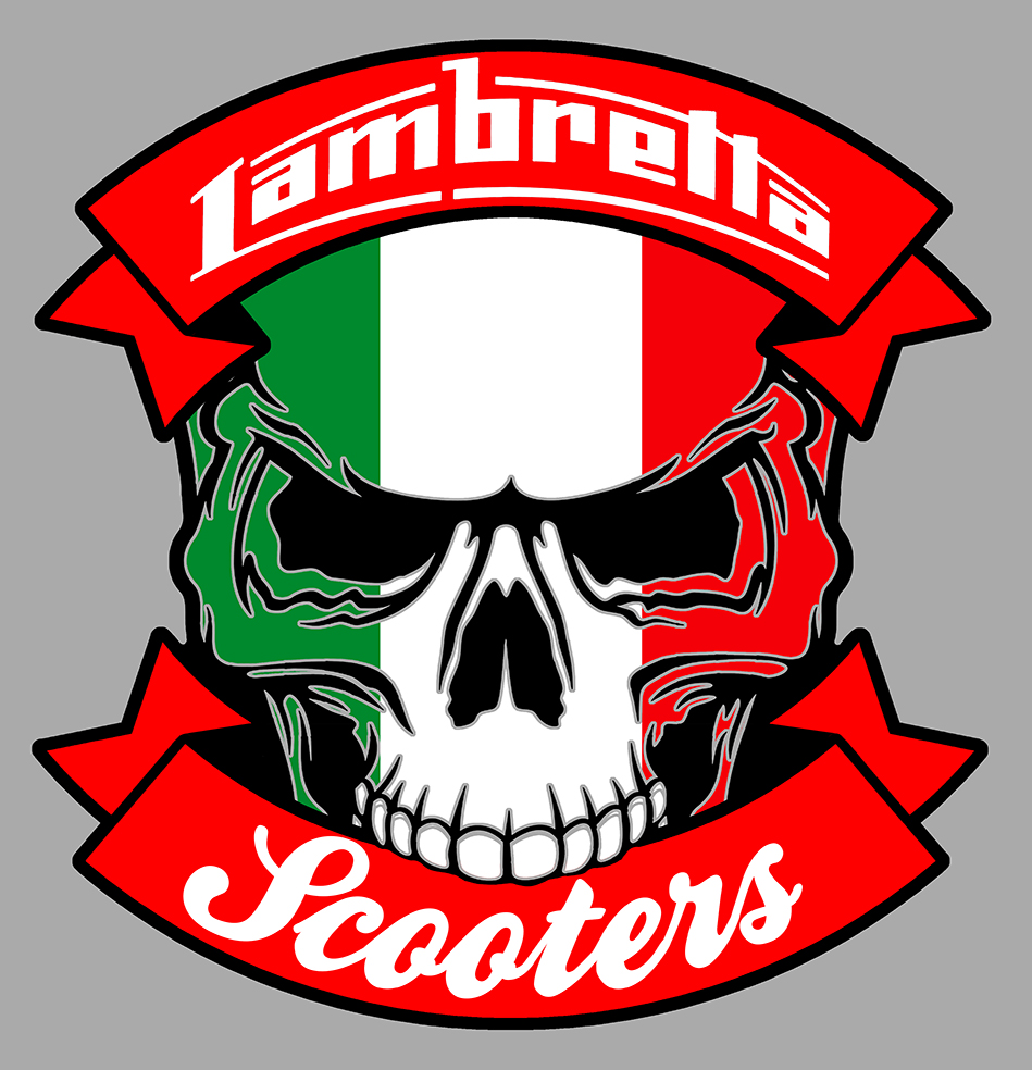 Sticker LAMBRETTA : Couleur Course