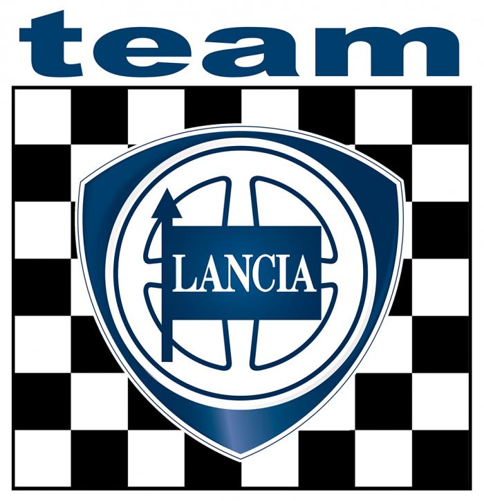 Sticker LANCIA TEAM : Couleur Course