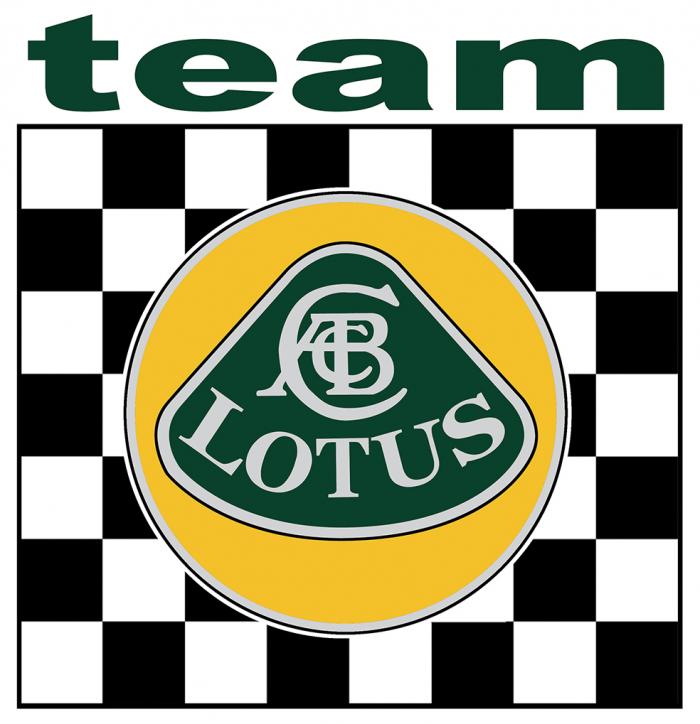 Sticker LOTUS TEAM : Couleur Course