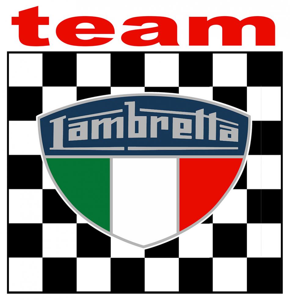 Sticker LAMBRETTA : Couleur Course