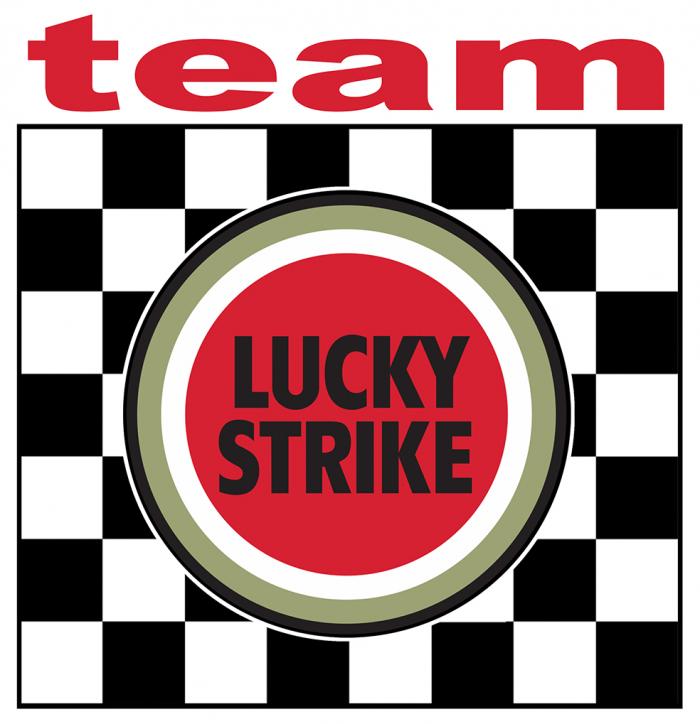 Sticker TEAM LUCKY STRIKE MOTO GP : Couleur Course