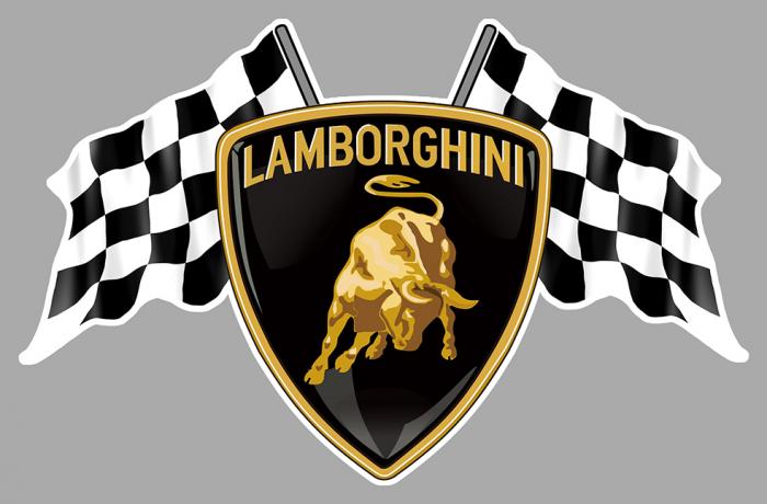 Sticker LAMBORGHINI : Couleur Course