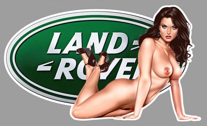 Sticker LAND ROVER : Couleur Course