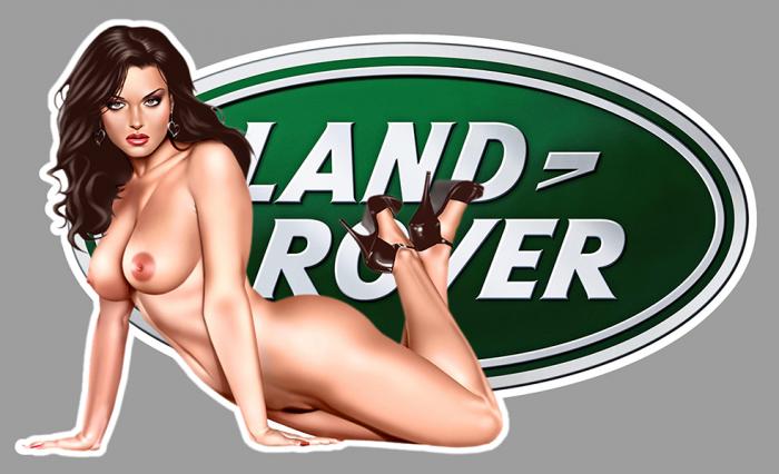 Sticker LAND ROVER : Couleur Course