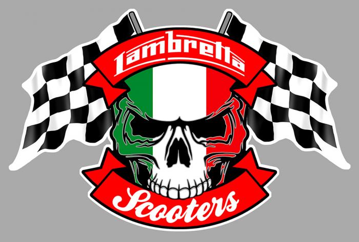 Sticker LAMBRETTA : Couleur Course