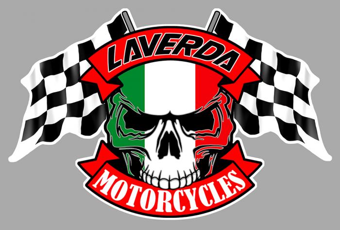 Sticker LAVERDA : Couleur Course