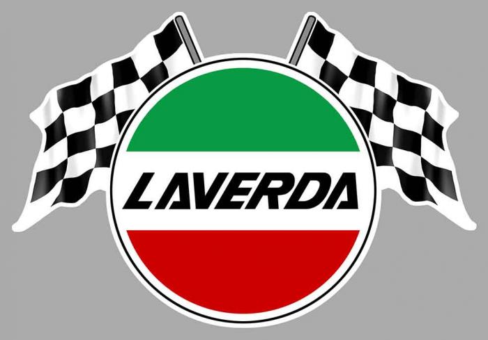 Sticker LAVERDA : Couleur Course