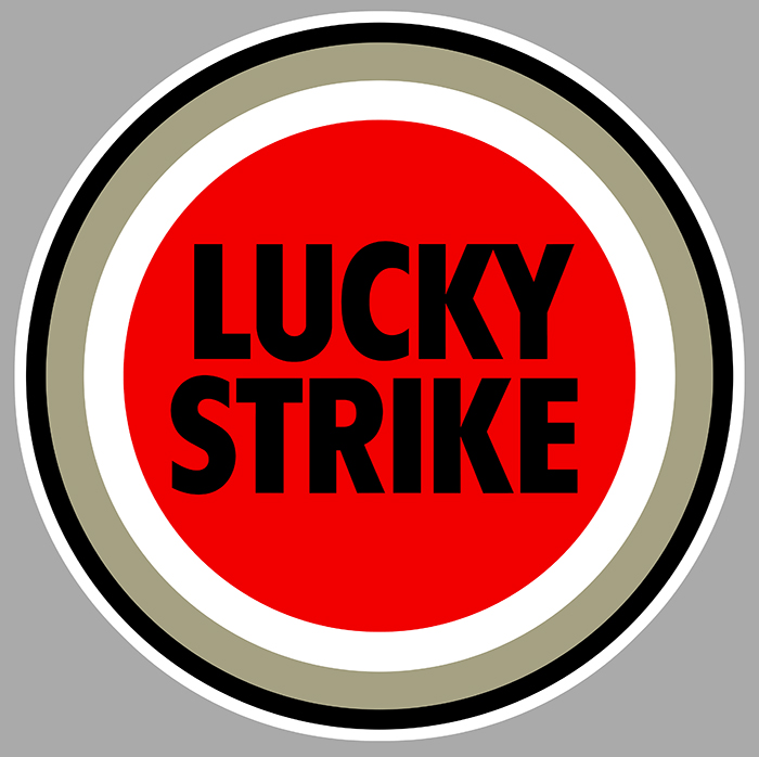 Sticker LUCKY STRIKE MOTO GP : Couleur Course