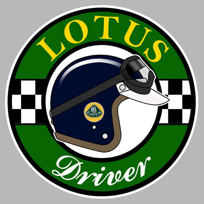 Sticker LOTUS DRIVER : Couleur Course