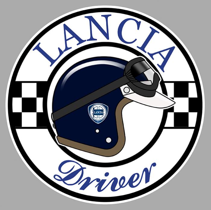 Sticker LANCIA DRIVER : Couleur Course