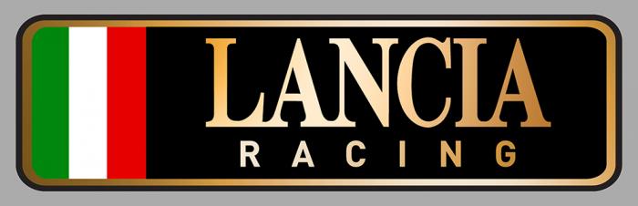 Sticker LANCIA RACING : Couleur Course
