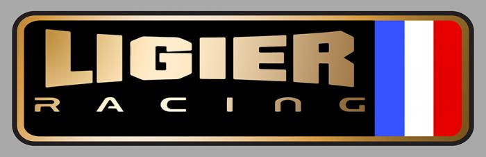 Sticker LIGIER RACING : Couleur Course