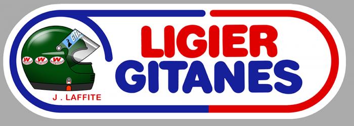 Sticker LIGIER GITANES LAFFITE : Couleur Course