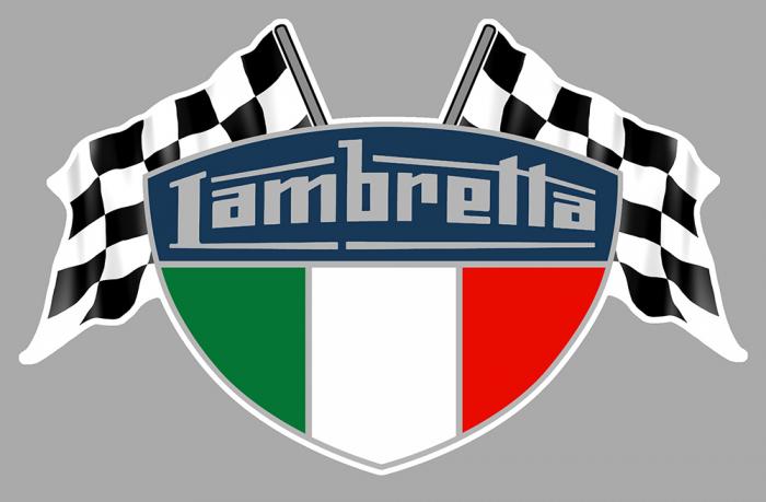 Sticker LAMBRETTA : Couleur Course