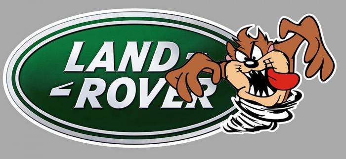 Sticker TAZ LAND ROVER : Couleur Course