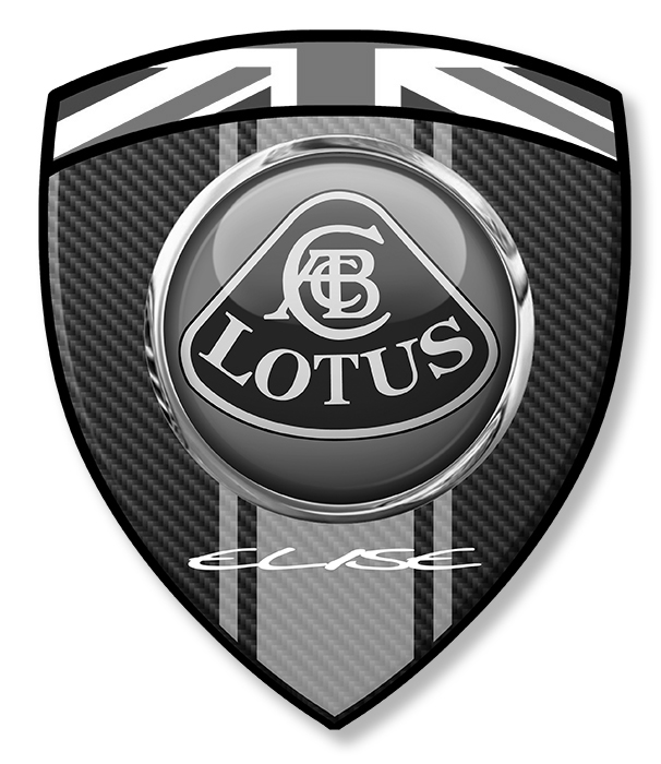 Sticker LOTUS ELISE NOIR : Couleur Course