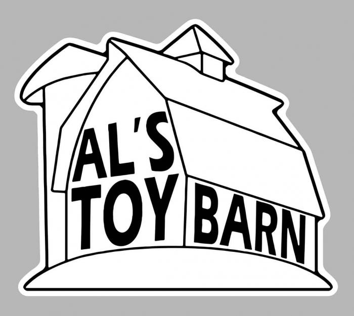 Sticker ALS TOY BARN : Couleur Course