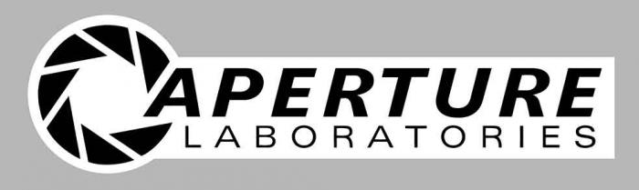 Sticker APERTURE LABORATORIES : Couleur Course