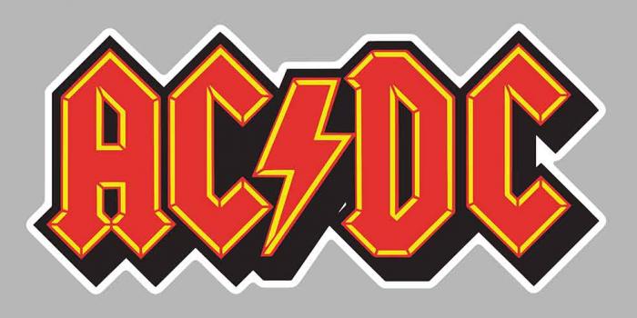 Sticker ACDC : Couleur Course