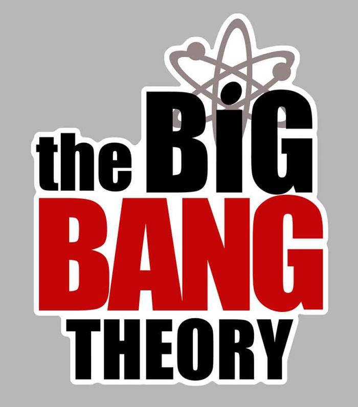 Sticker BIG BANG THEORY : Couleur Course