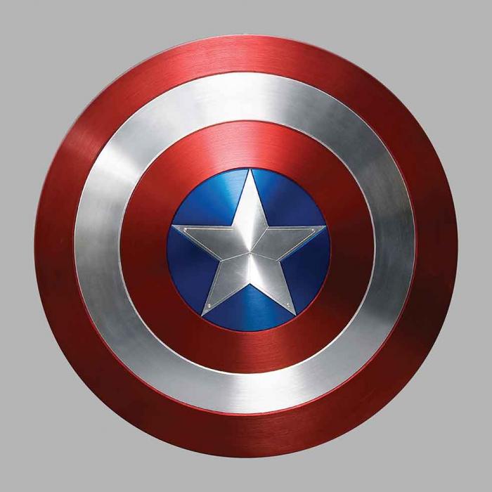 Sticker CAPTAIN AMERICA : Couleur Course