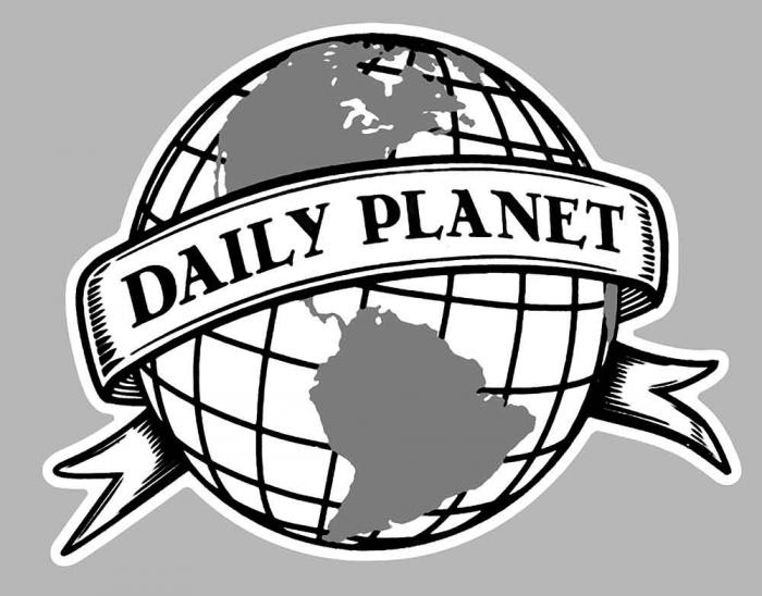 Sticker DAILY PLANET SUPERMAN : Couleur Course