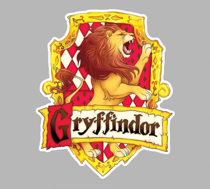 Sticker GRYFFONDOR : Couleur Course