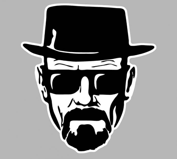 Sticker HEISENBERG : Couleur Course